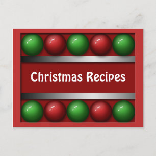 Weihnachtspferde-Rezeptionskarten Postkarte