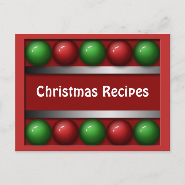 Weihnachtspferde-Rezeptionskarten Postkarte (Vorderseite)