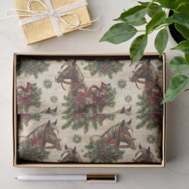 Weihnachtspferde Seidenpapier