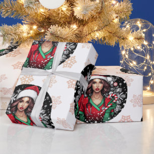 Weihnachtspflegekraft Chic Weihnachtsgeschenkpapie Geschenkpapier