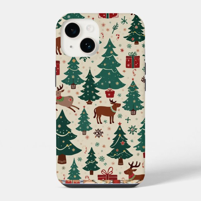 Weihnachtsphonecase iPhone Hülle (Rückseite)