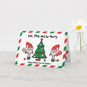 Weihnachtspickleball Karte