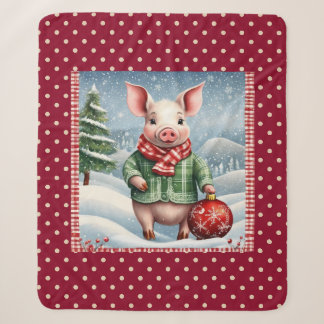 Weihnachtspigment Sherpadecke