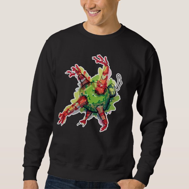 Weihnachtspiñata Sweatshirt (Vorderseite)