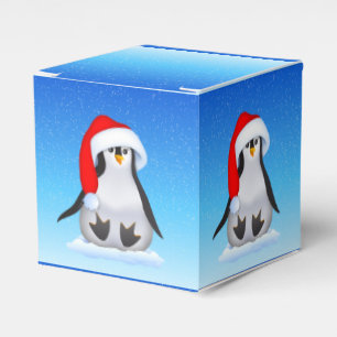Weihnachtspinguin Geschenkschachtel