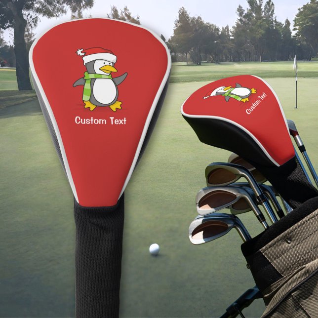 Weihnachtspinguin im Schnee Golf Headcover (Von Creator hochgeladen)