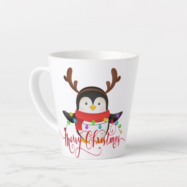 Weihnachtspinguin Milchtasse (Linke Ecke)