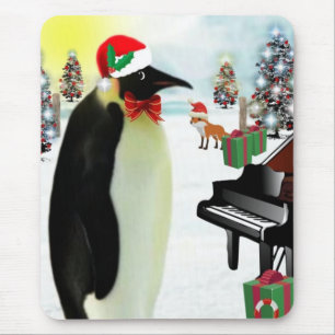 WeihnachtsPinguin Mousepad