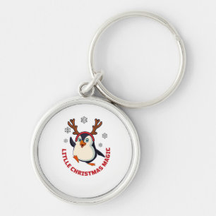 Weihnachtspinguin Schlüsselanhänger