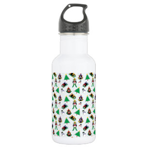 Weihnachtspinguin Ski Edelstahlflasche