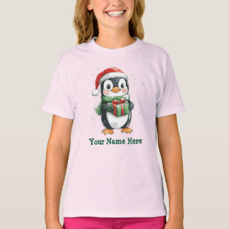 Weihnachtspinguin T-Shirt
