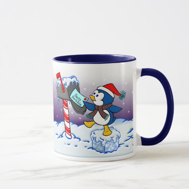 WeihnachtsPinguin Tasse (Rechts)