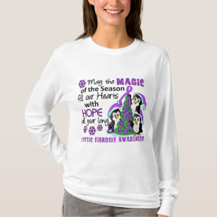 WeihnachtsPinguin-zystische Fibrose T-Shirt