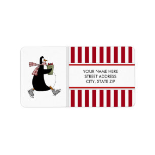 Weihnachtspinguine Adresse Mailing Labels Adressaufkleber