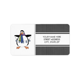 Weihnachtspinguine Adresse Mailing Labels Adressaufkleber
