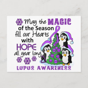 Weihnachtspinguine Lupus Feiertagspostkarte