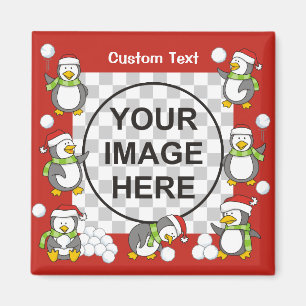 Weihnachtspinguine Magnet