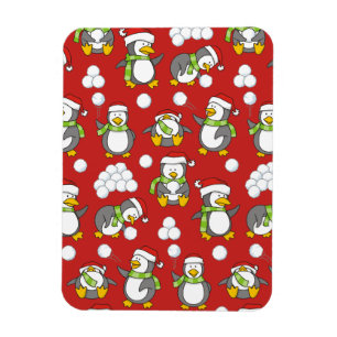 Weihnachtspinguinhintergrund Magnet