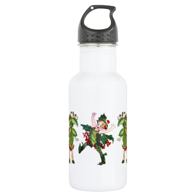 Weihnachtspixies Trinkflasche (Vorderseite)