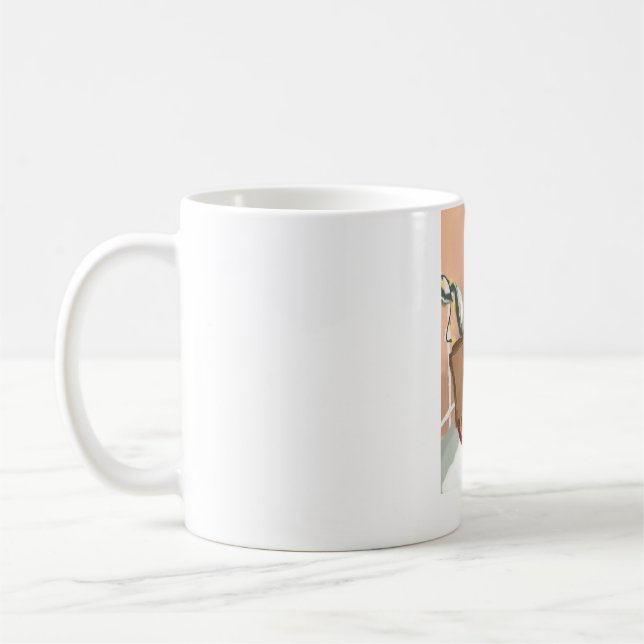Weihnachtspizza Kaffeetasse (Links)