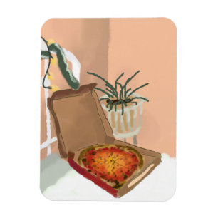 Weihnachtspizza Magnet