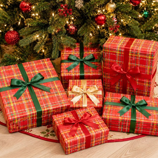 Weihnachtsplaid Geschenkpapier (Von Creator hochgeladen)