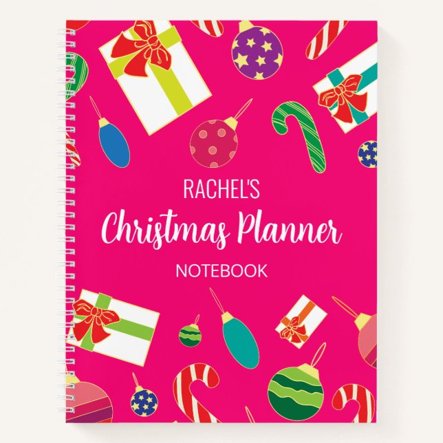 Weihnachtsplaner Notizbuch (Vorderseite)