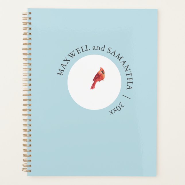 Weihnachtsplaner Watercolor Winter Wunderland Planer (Vorderseite)