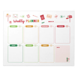 Weihnachtsplaner Weihnachtsfeiertag Notepad Notizblock