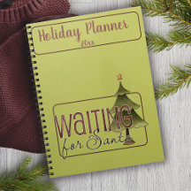 Weihnachtsplaner zum Warten auf den Weihnachtsmann