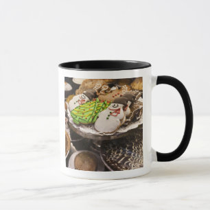 Weihnachtsplätzchen auf Anzeige in einem New York Tasse