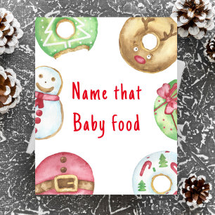 Weihnachtsplätzchen-Baby-Party Rate-das-Baby-Essen Poster