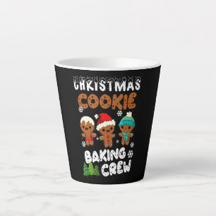Weihnachtsplätzchen-Back-Crew Weihnachtsgeschenk Milchtasse