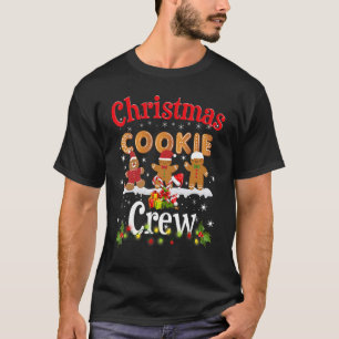 Weihnachtsplätzchen-Back-Crew Xmas-Plätzchen-Austa T-Shirt
