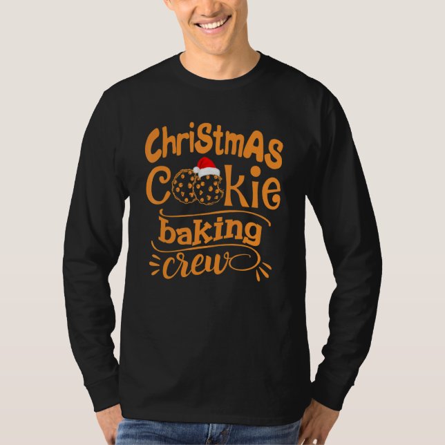 Weihnachtsplätzchen-Back-Crew Xmas Plätzchen Süß T-Shirt (Vorderseite)