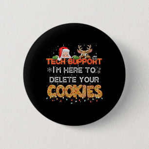 Weihnachtsplätzchen-Crew-Pyjamas Tech King Familie Button