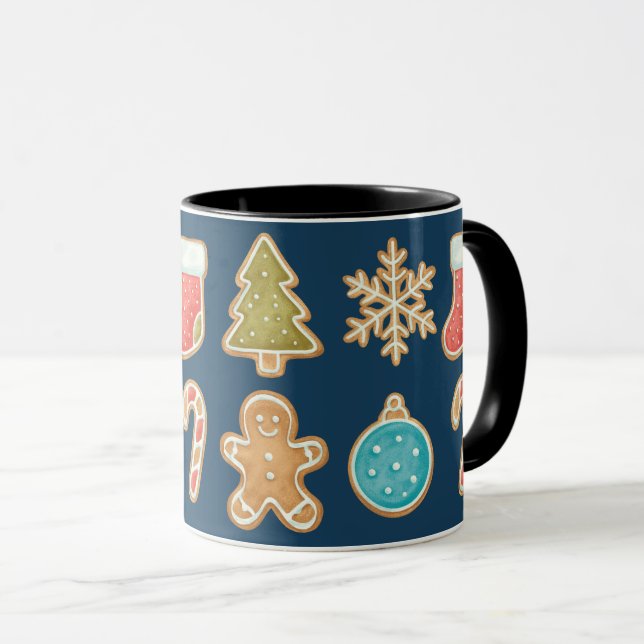 Weihnachtsplätzchen-Icons | Lebkuchen  Tasse (VorderseiteRechts)