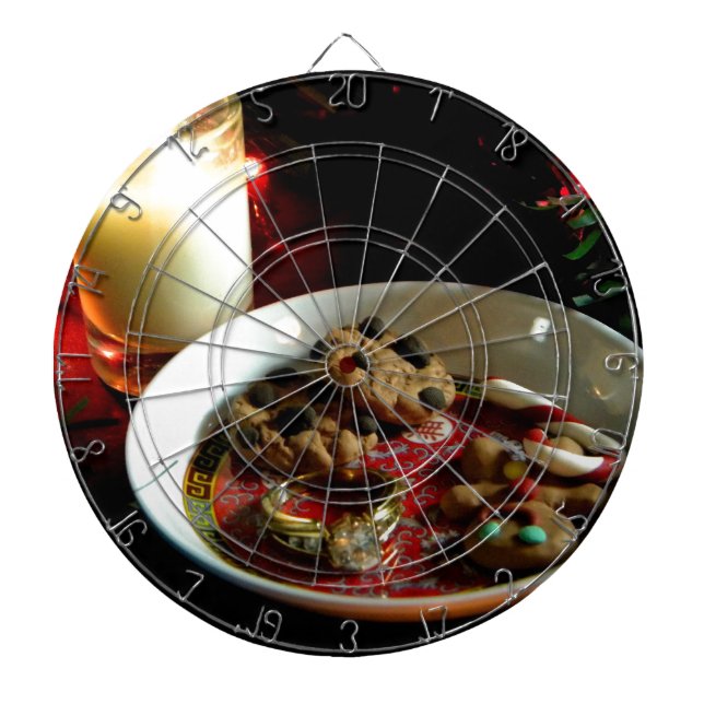 Weihnachtsplätzchen-Kerze Dartscheibe (vorne)
