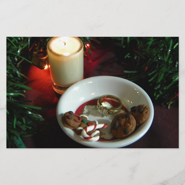 Weihnachtsplätzchen-Kerze V (Vorderseite)