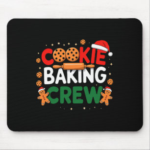 Weihnachtsplätzchen-König-Crew-Pyjamas König Famil Mousepad