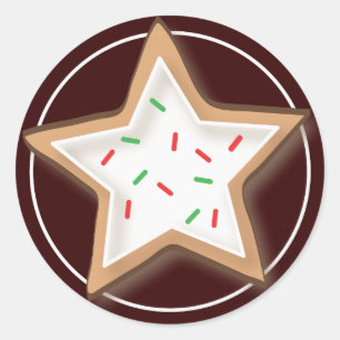 Weihnachtsplätzchen-leckere Aufkleber