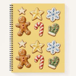 Weihnachtsplätzchen-Rezept-Notizbuch Notizbuch