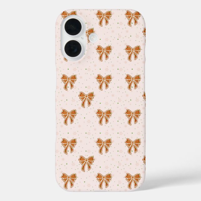 Weihnachtsplätzchen-Schleifen Case-Mate iPhone Hülle (Rückseite)