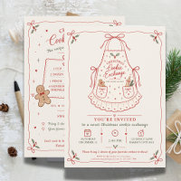 Weihnachtsplätzchen-Tausch-Schürze