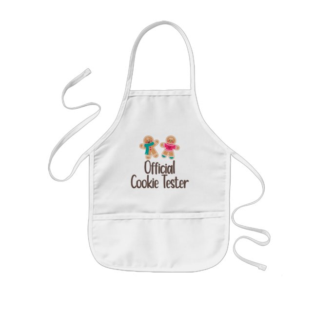 Weihnachtsplätzchen-Tester-Kinderschürze Kinderschürze (Vorne)