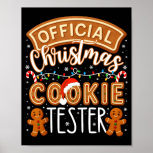 Weihnachtsplätzchen Tester Kosten Funny Family Bac Poster
