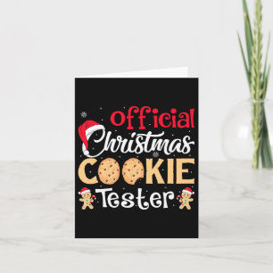 Weihnachtsplätzchen Tester Lustige Backcrew Xmas V Karte