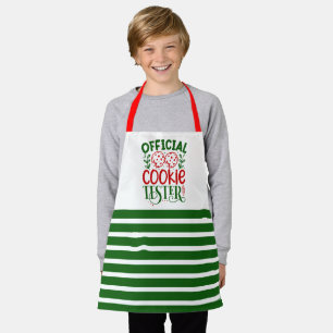 Weihnachtsplätzchen-Tester-Schürze Schürze