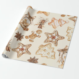 Weihnachtsplätzchen-Verpackungspapier Geschenkpapier