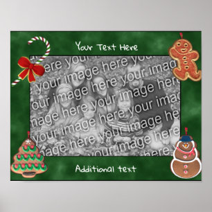 Weihnachtsplätzchen Zuckerstange Erstelle Dein eig Poster
